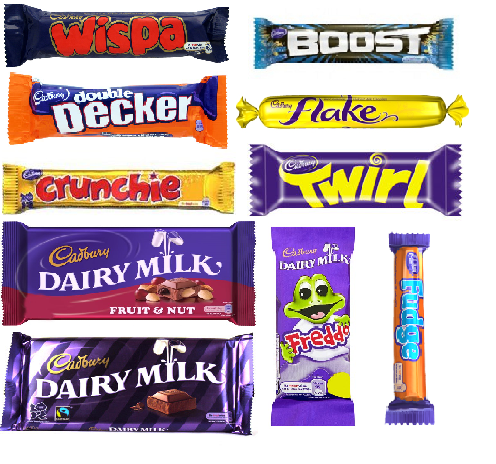 British Cadburys Selection (38 Bars)
